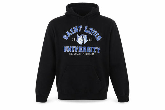 Champion Men's Black Saint Louis University Pullover Hoodie M