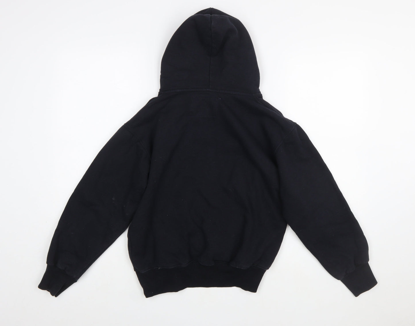 RS USA INC Womens Black XS Pullover Hoodie New York City Graphic Cotton Blend