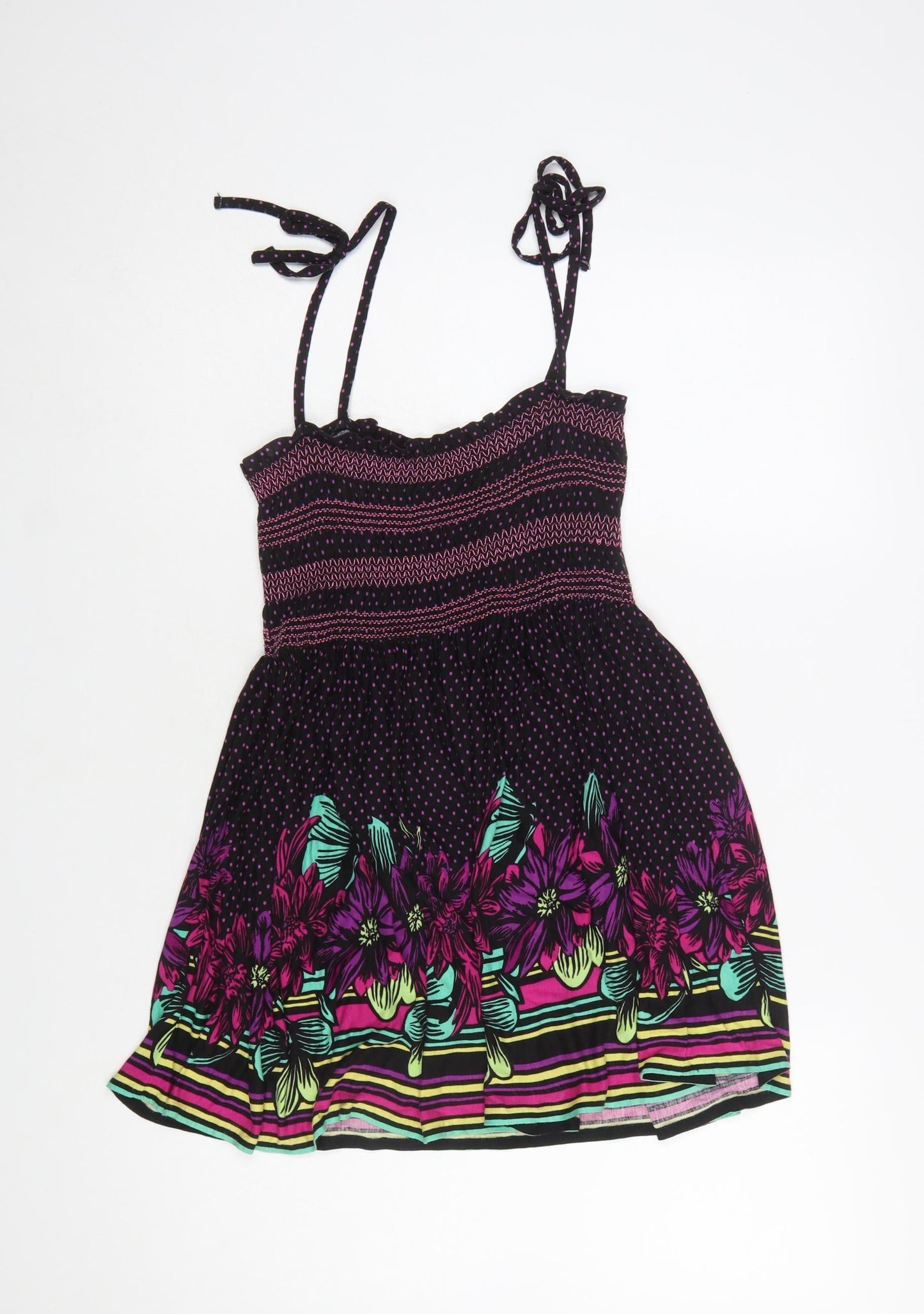 Oasis Women's Multicoloured Floral Viscose Camisole Top Size 10