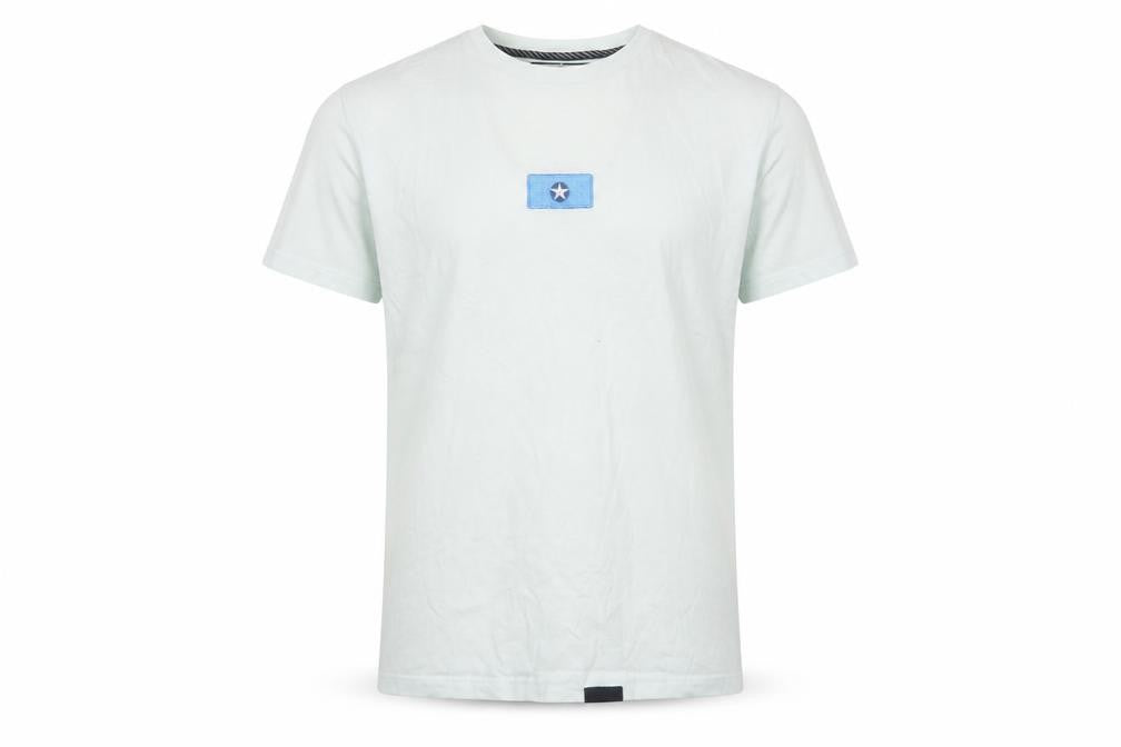 VERÜCKT Men's White USA Graphic Cotton T-Shirt Size M