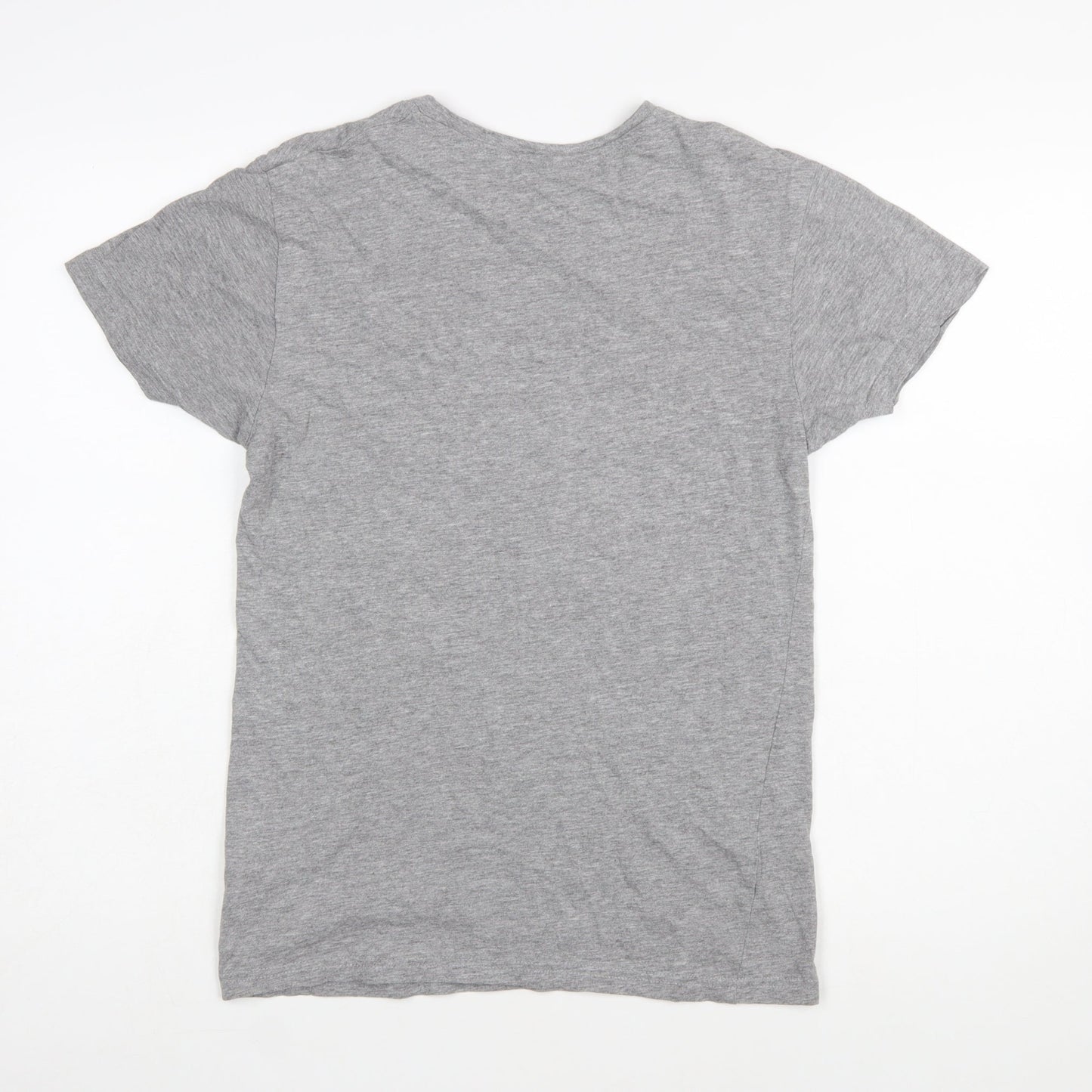 The Simpsons Women's Grey Short Sleeve Crew Neck T-Shirt Size S