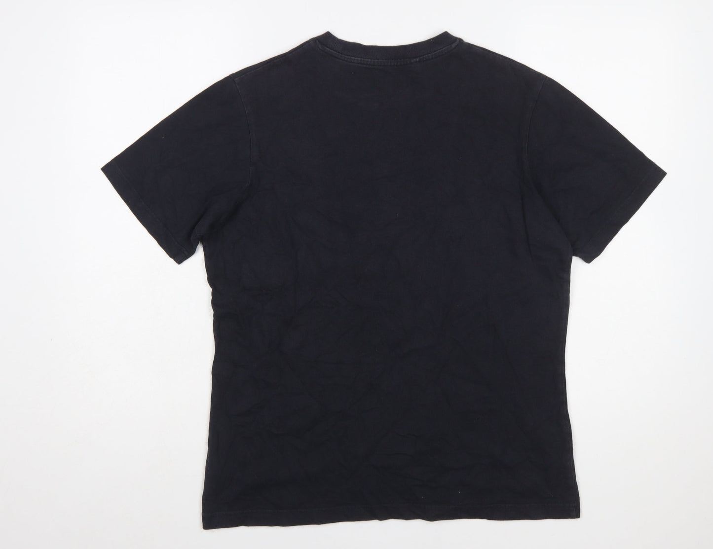 Monsoon Women’s Black Graphic Cotton T-Shirt Size M
