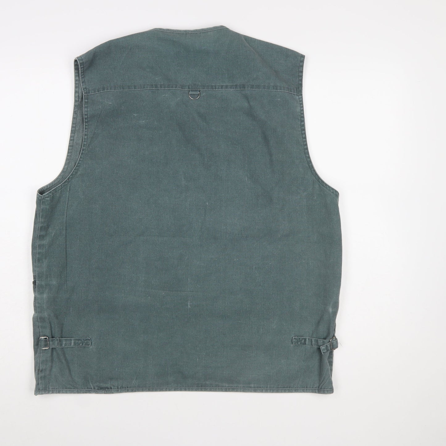 Peace Classics Men's Green Cotton Outdoor Utility Waistcoat 2XL