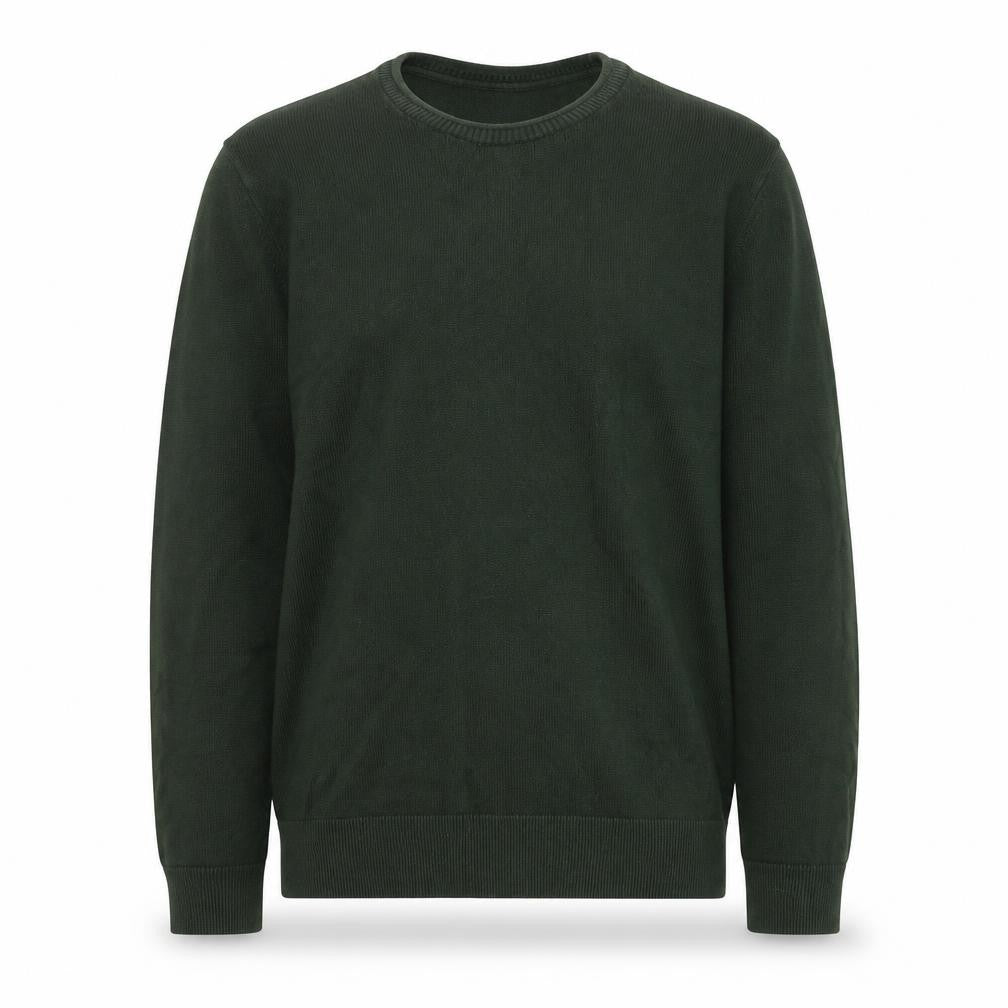 GAP Men's Green Cotton Crew Neck Pullover Jumper Size S