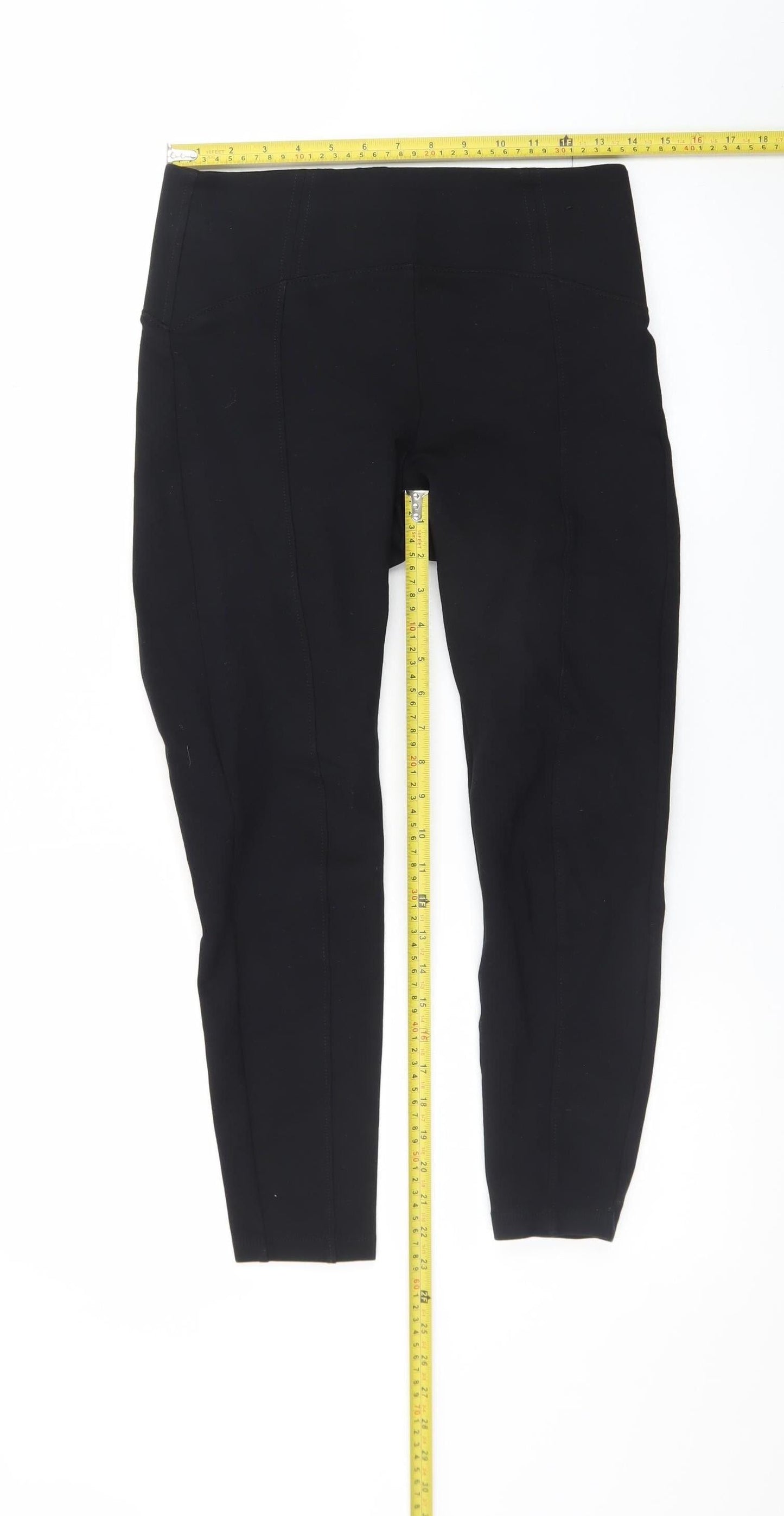 Marks and Spencer Womens Black Size 10 Ankle Leggings