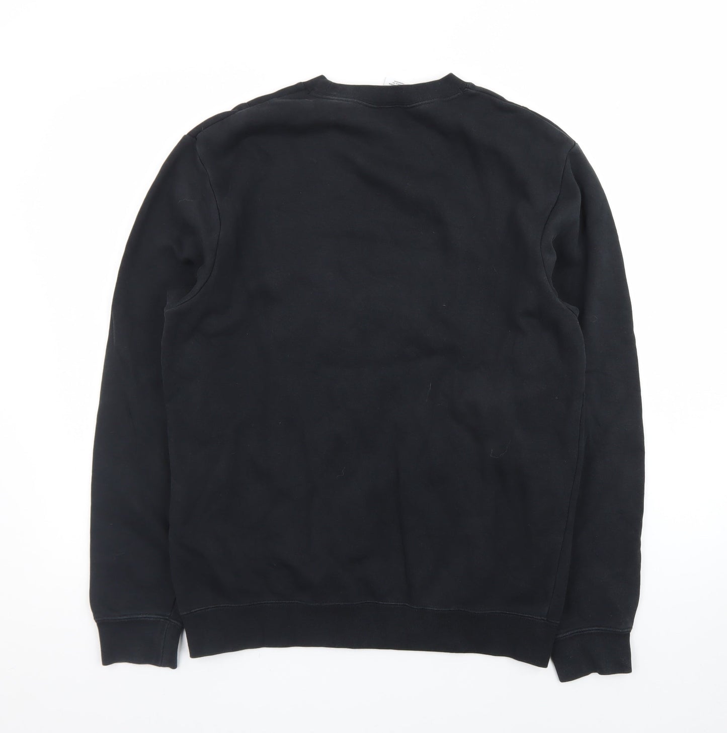 Nike Men Black Small Pullover Crew Neck Graphic Sweatshirt