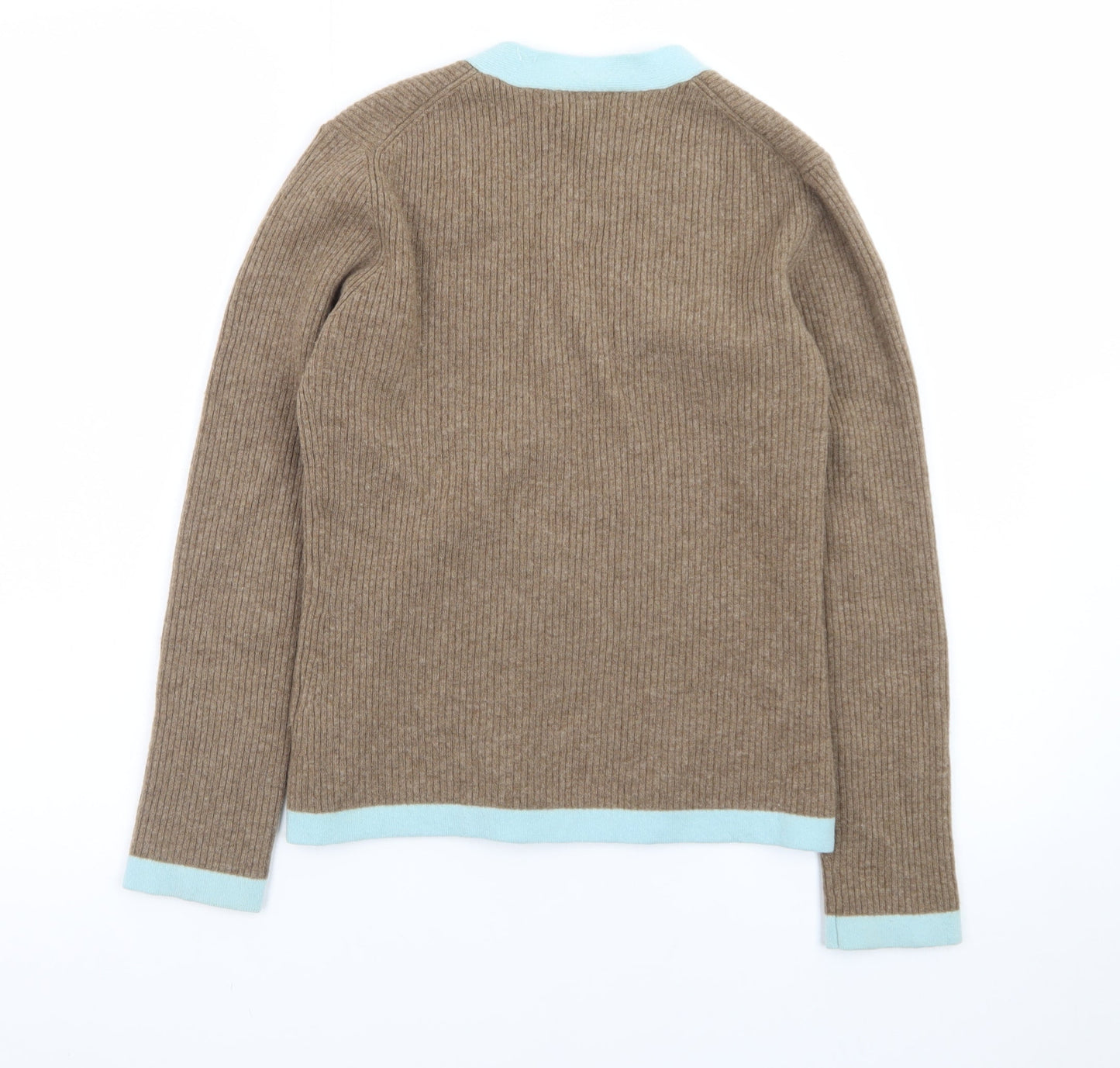Boden Women's Brown Cashmere V-Neck Cardigan Size 12