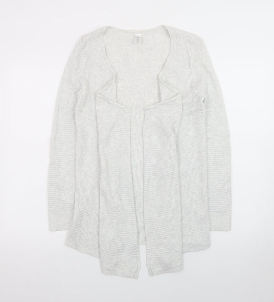 Gap Women’s Grey XS Lightweight Open Knit Cardigan