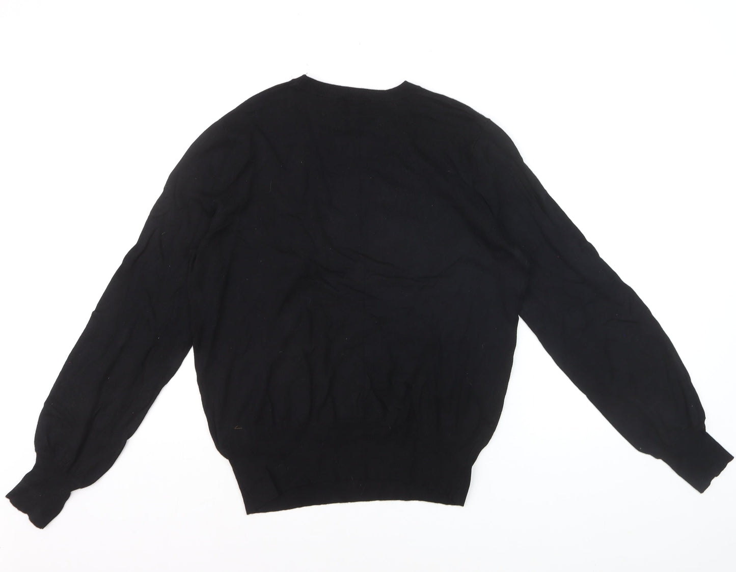 Lipsy Women’s Black Sequin Love Christmas Jumper Size 12