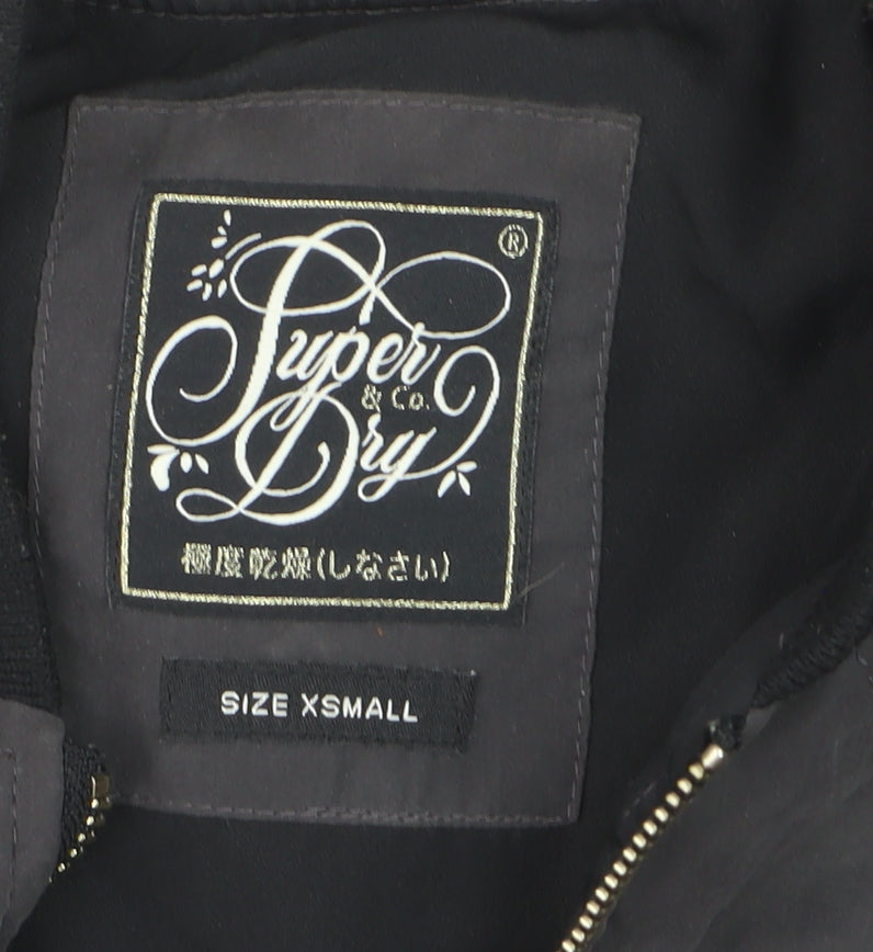 Superdry Women's Black Quilted Bomber Jacket XS