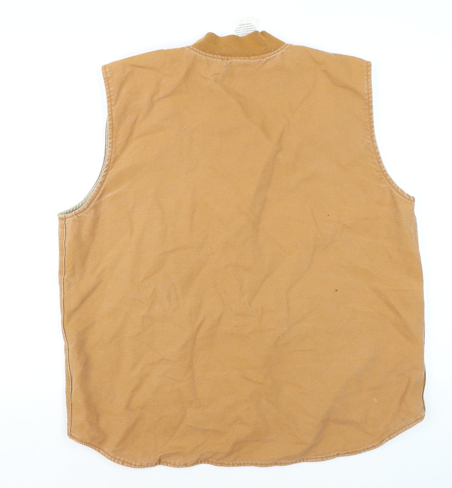 Rasco Men’s Brown Flame Resistant Work Waistcoat XL Cotton Canvas