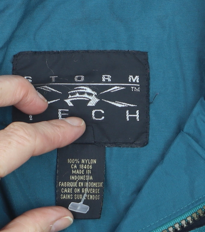 Storm Tech Men's Green XS Windbreaker Jacket Water Resistant Nylon