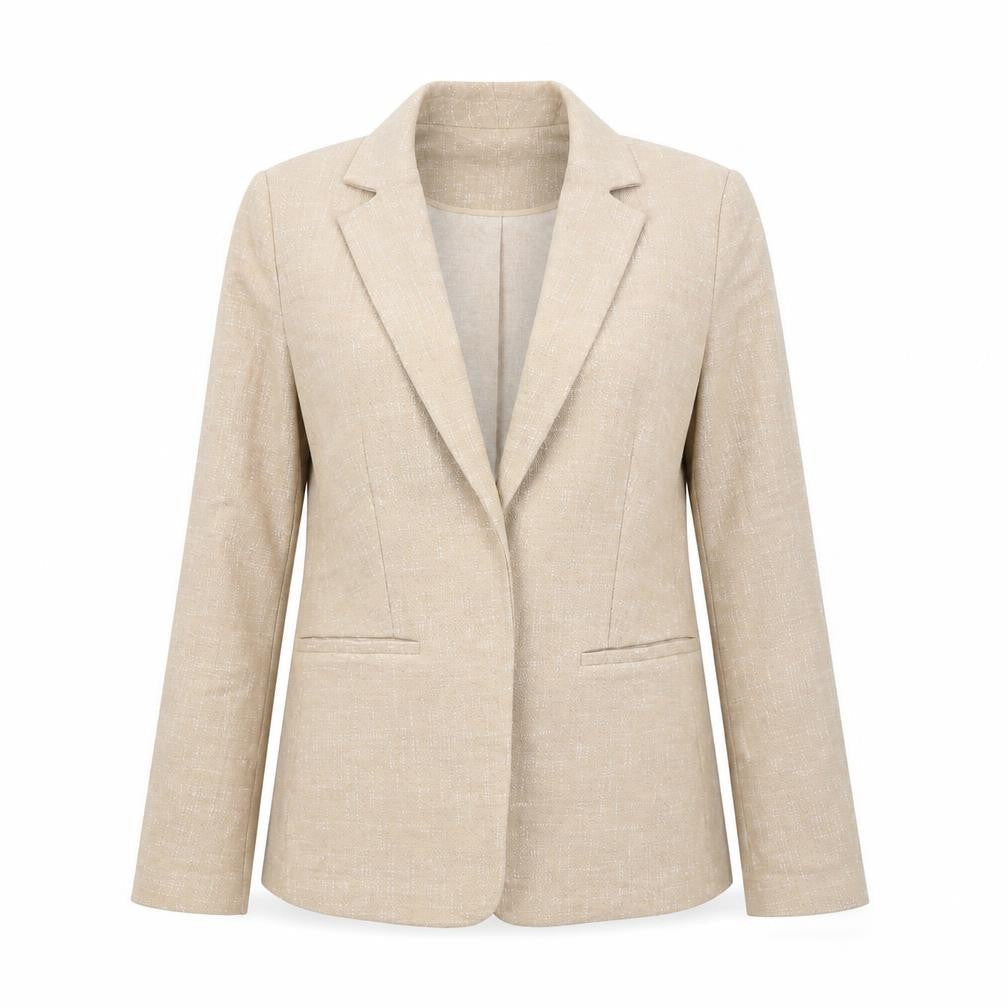 Marks & Spencer Women’s Beige Tailored Blazer UK 8