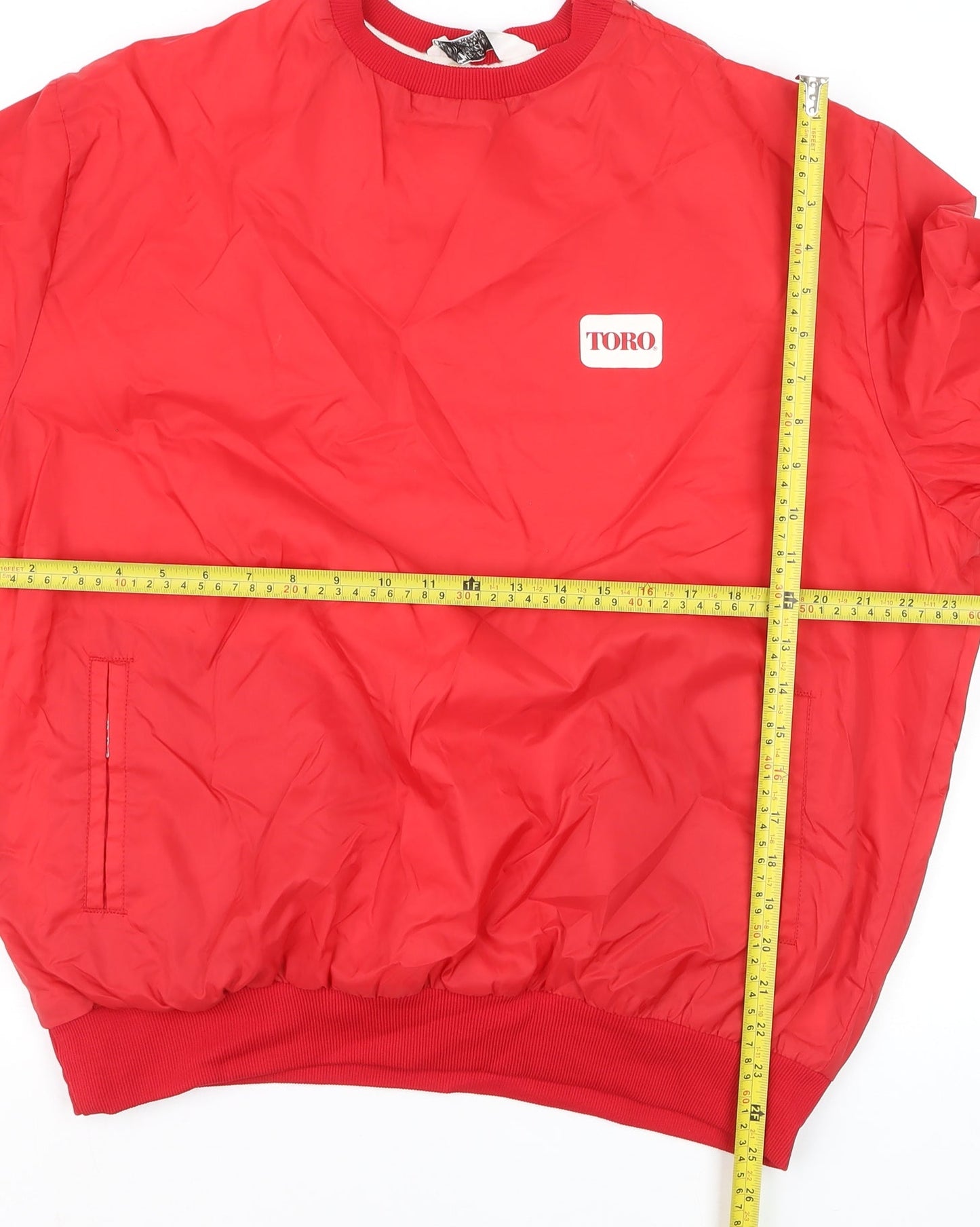 West Wind Mens Red XL Pullover Crew Neck Nylon Jumper