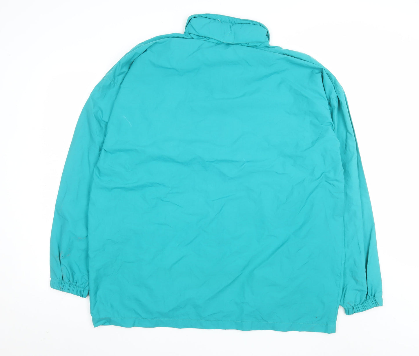 Le Coq Sportif Men's Green XL Retro Windbreaker Jacket