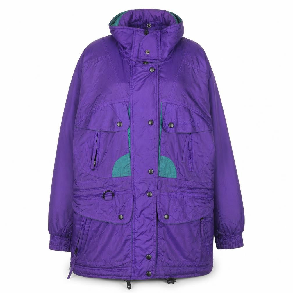 Winter Park Brooks Women's Purple Nylon Parka Jacket Size S
