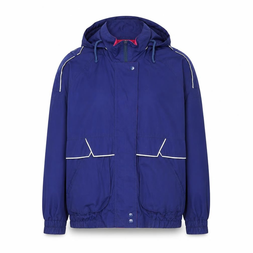 YMO by Alto Sportswear Womens Blue M Windbreaker Jacket Hooded