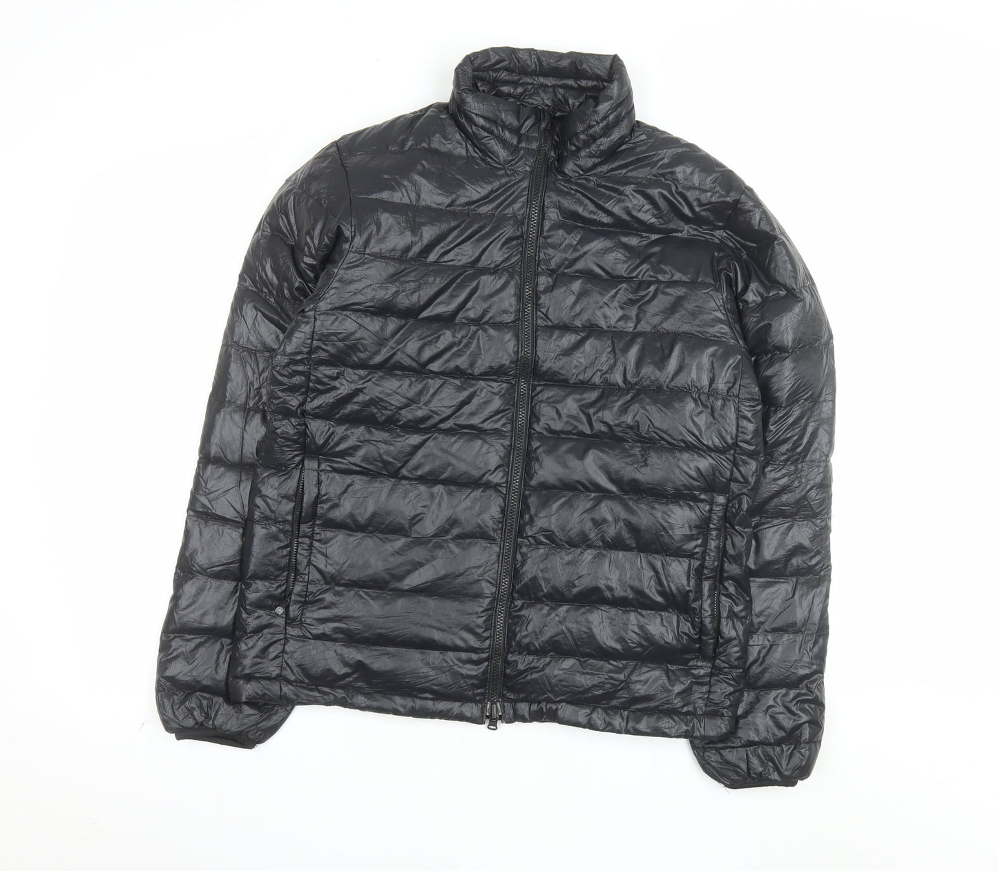 CAMP7 Men's Black Puffer Jacket Medium Lightweight Down Outdoor