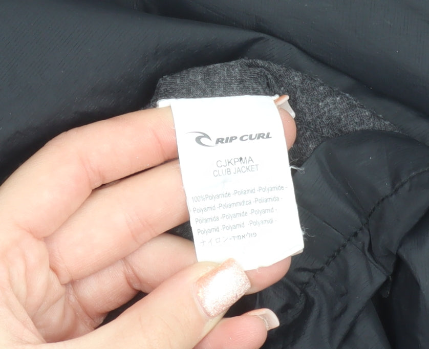Rip Curl Men's Black L Coach Style Lightweight Jacket