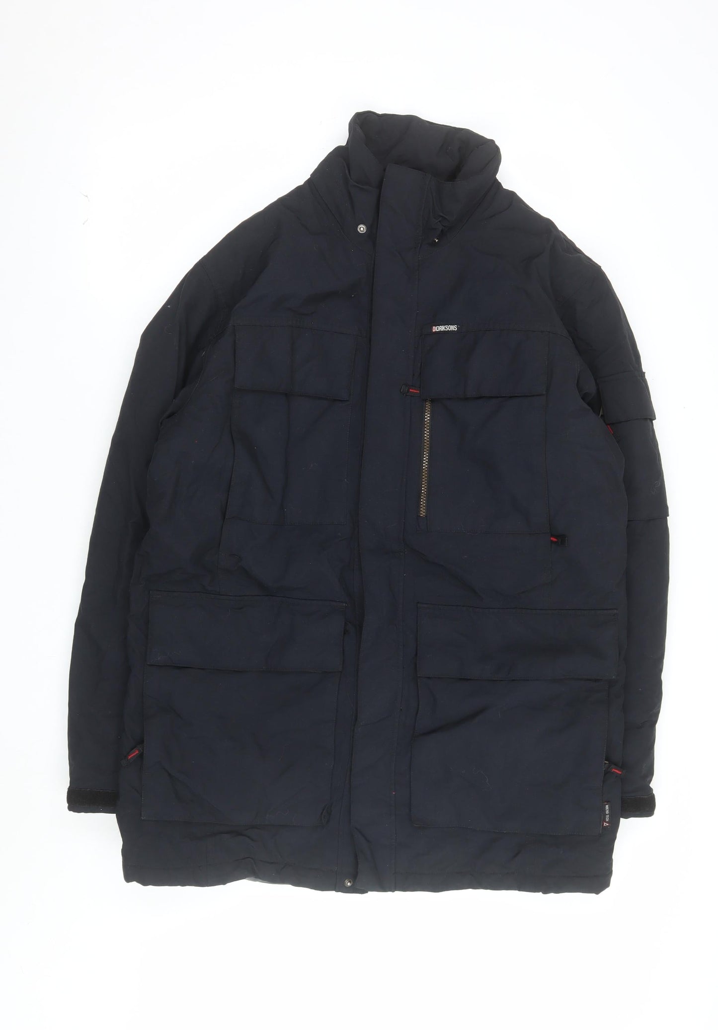 Didriksons Men Blue Waterproof Parka Jacket M Regular Fit Winter Coat
