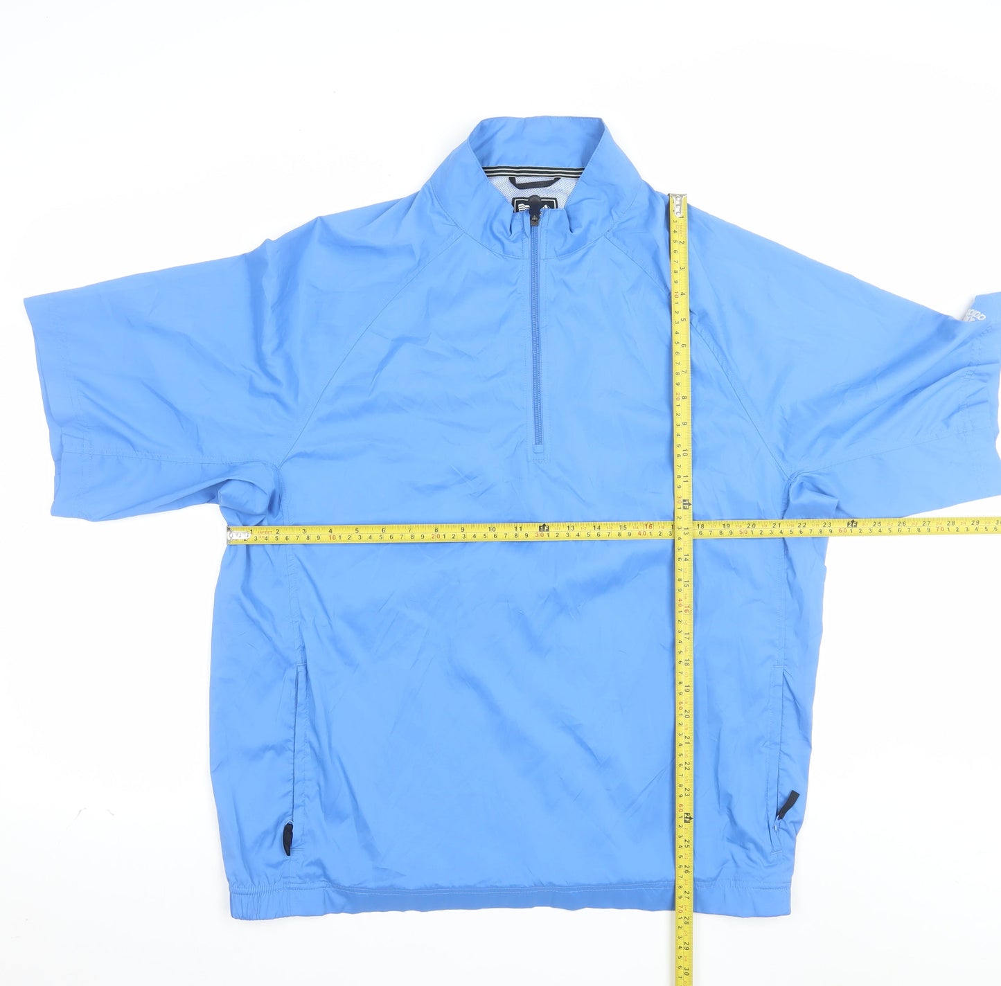 Adidas Men's Blue L 1/4 Zip Golf Pullover Top