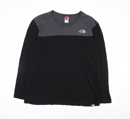 The North Face Men’s Black XL Long Sleeve Cotton Crew Casual Top