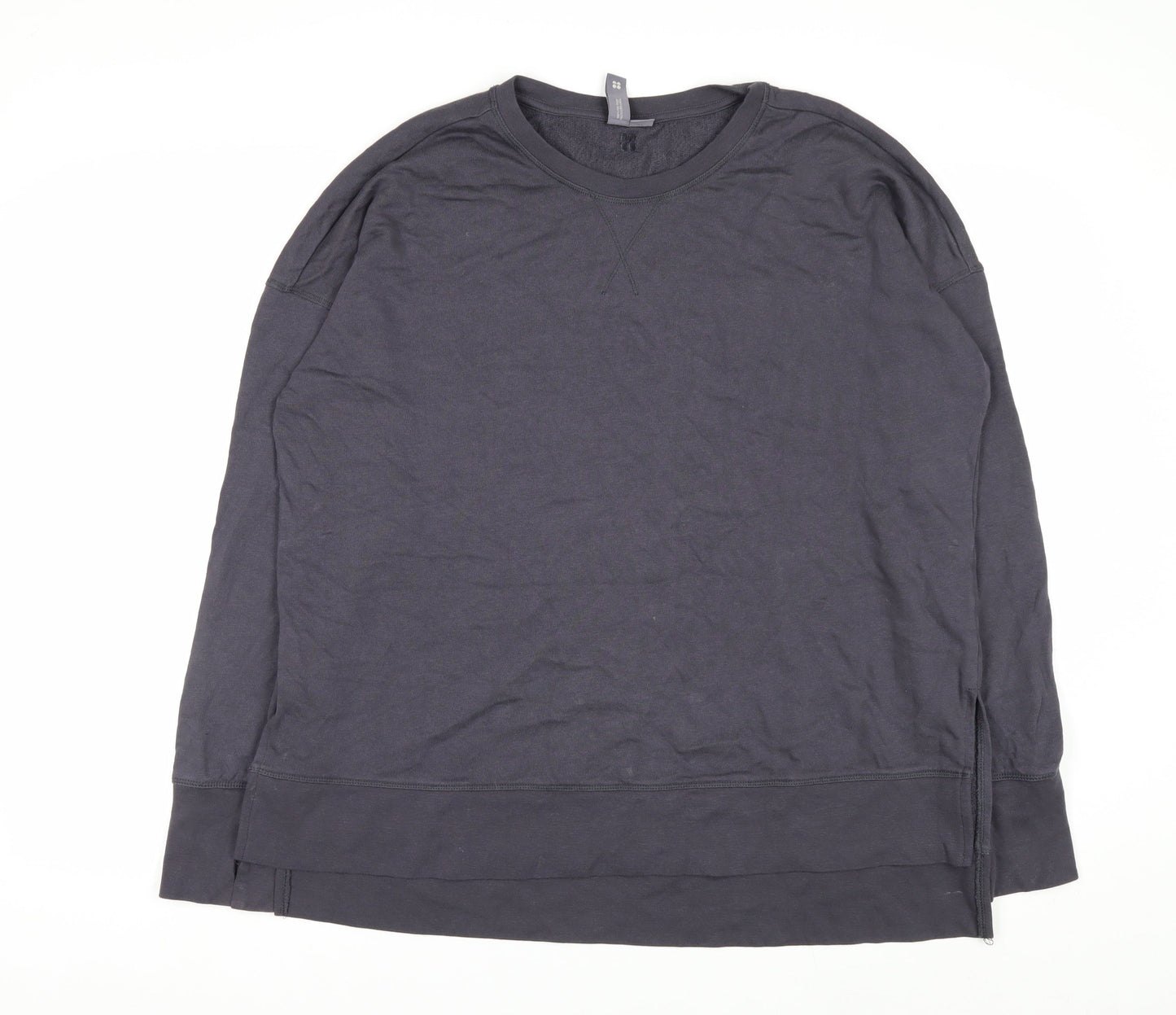 Sweaty Betty Women Black Long Sleeve Pullover Sweatshirt L