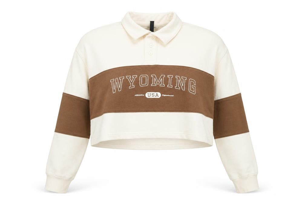 H&M Divided Women's Beige Brown Pullover Collared Sweatshirt XL