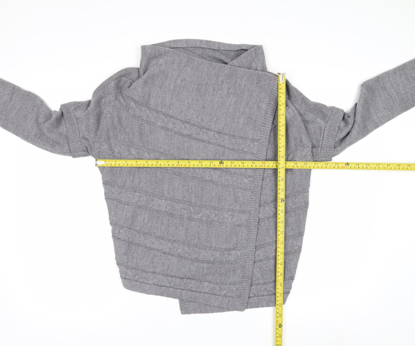 Marks and Spencer Per Una Women's Grey Size 8 Roll Neck Jumper