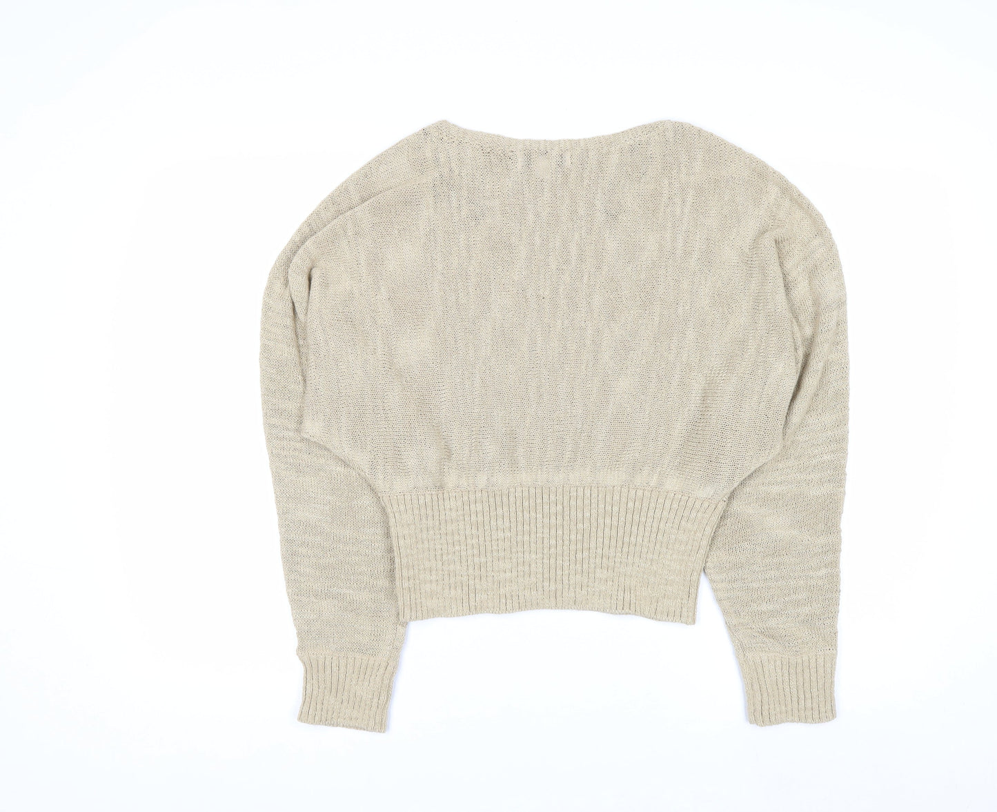 Marks and Spencer Women’s Beige Lightweight Knit Jumper Size S