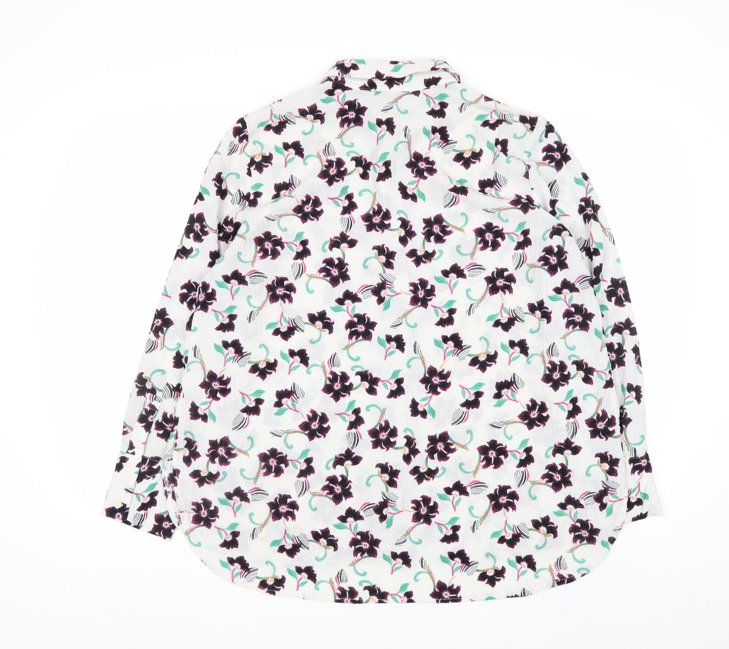 Next Women's Multicoloured Floral Button-Up Shirt Size 20