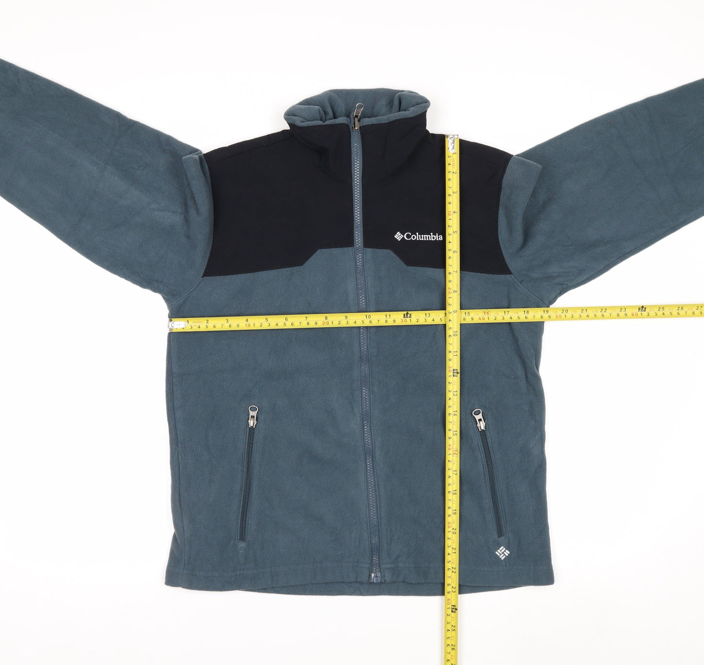 Columbia Women's Blue Full Zip Fleece Sweatshirt Size 14/16