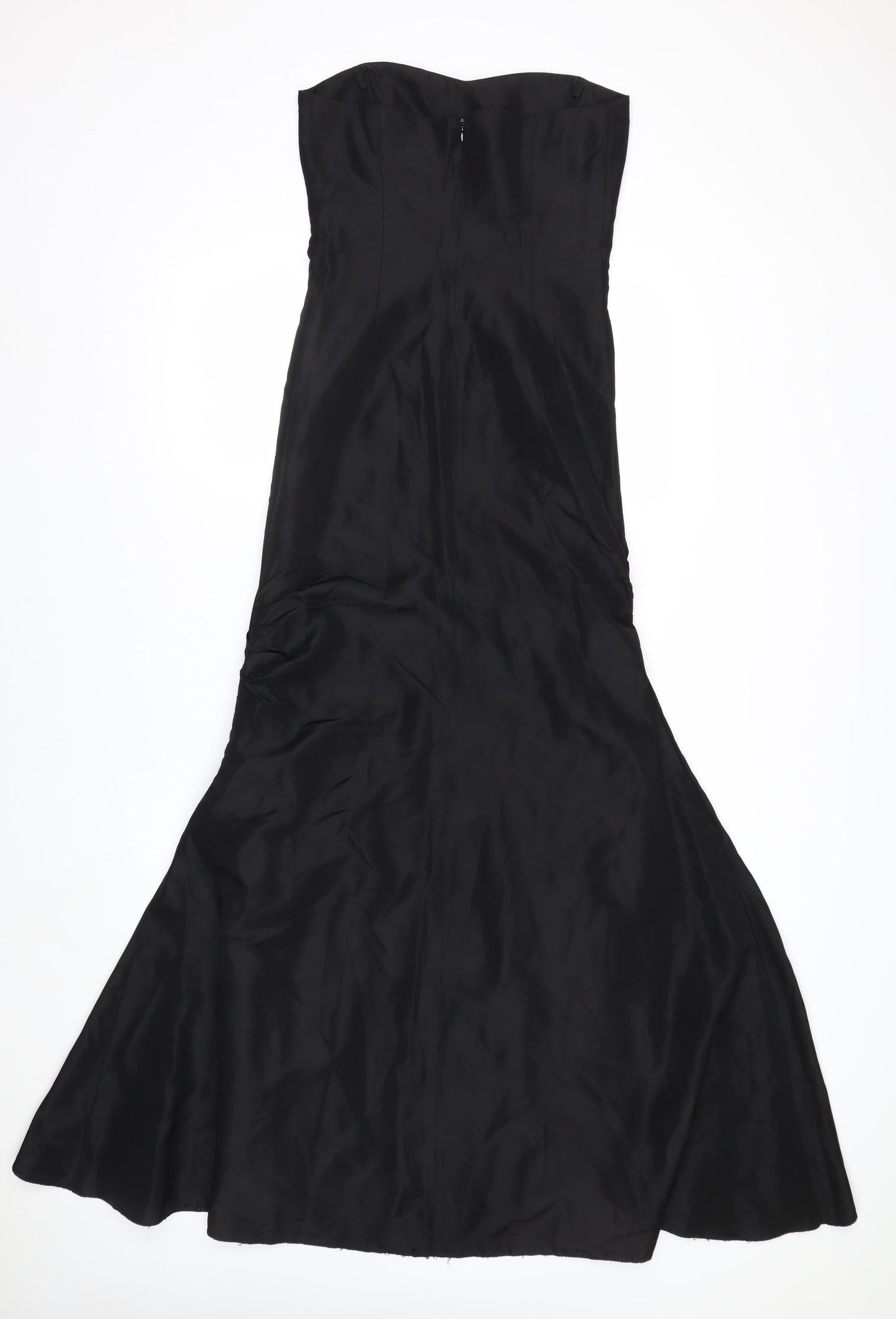 Fred Sun Women's Black Size 10 Strapless Mermaid Evening Dress