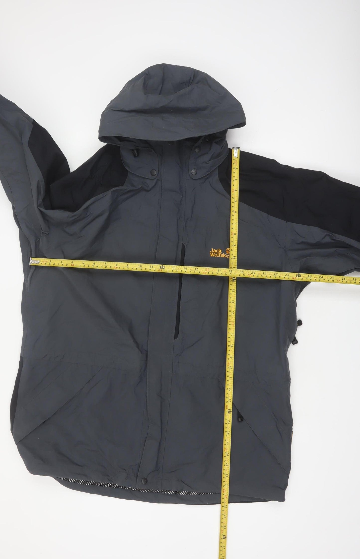 Jack Wolfskin Men's Grey 2XL Waterproof Hiking Jacket