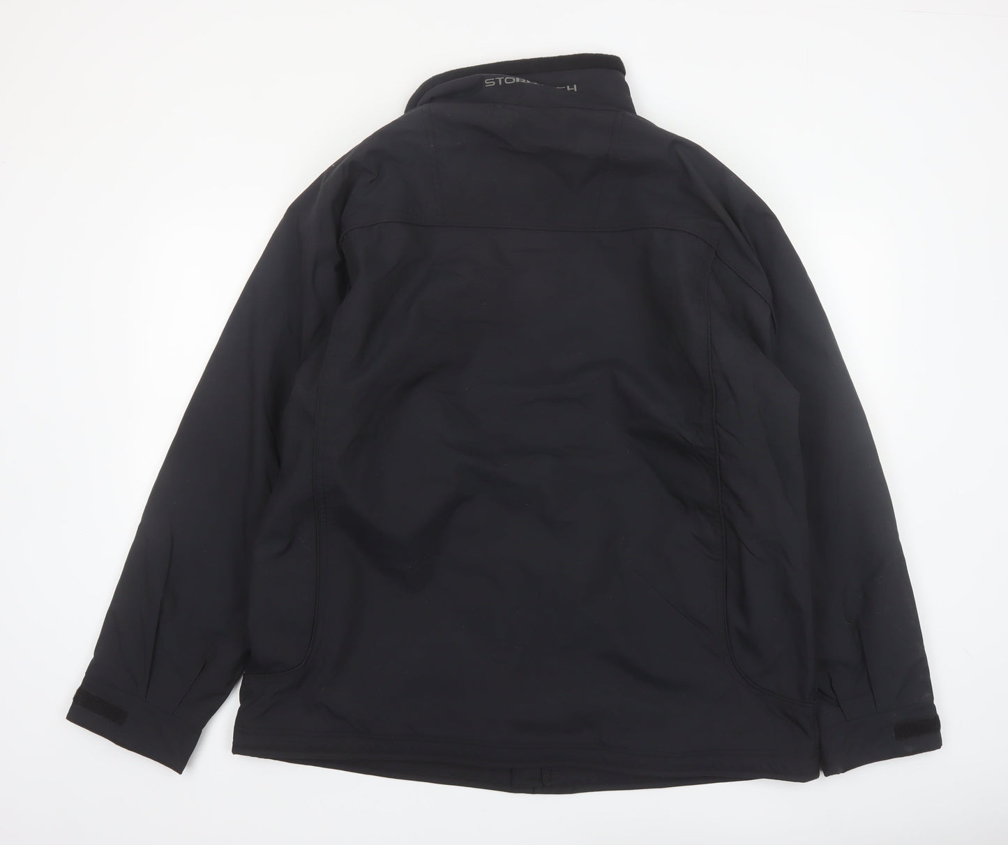Stormtech Men's Black Softshell Jacket L Water Resistant Windproof