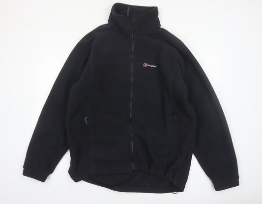 Berghaus Men’s Black XL Fleece Jacket Full Zip Lightweight Outdoor