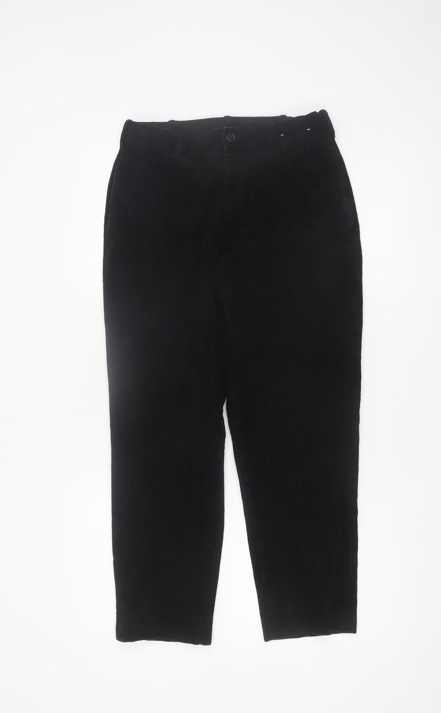 Marks and Spencer Women’s Black Corduroy Chino Trousers Size 12