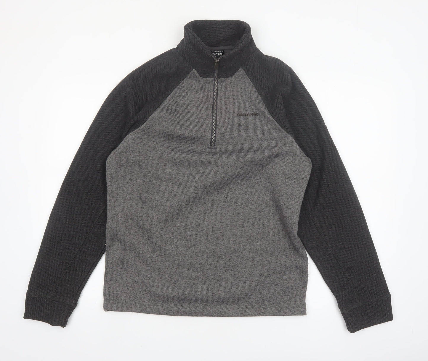 Craghoppers Men's Grey 1/2 Zip Fleece Sweatshirt Size S