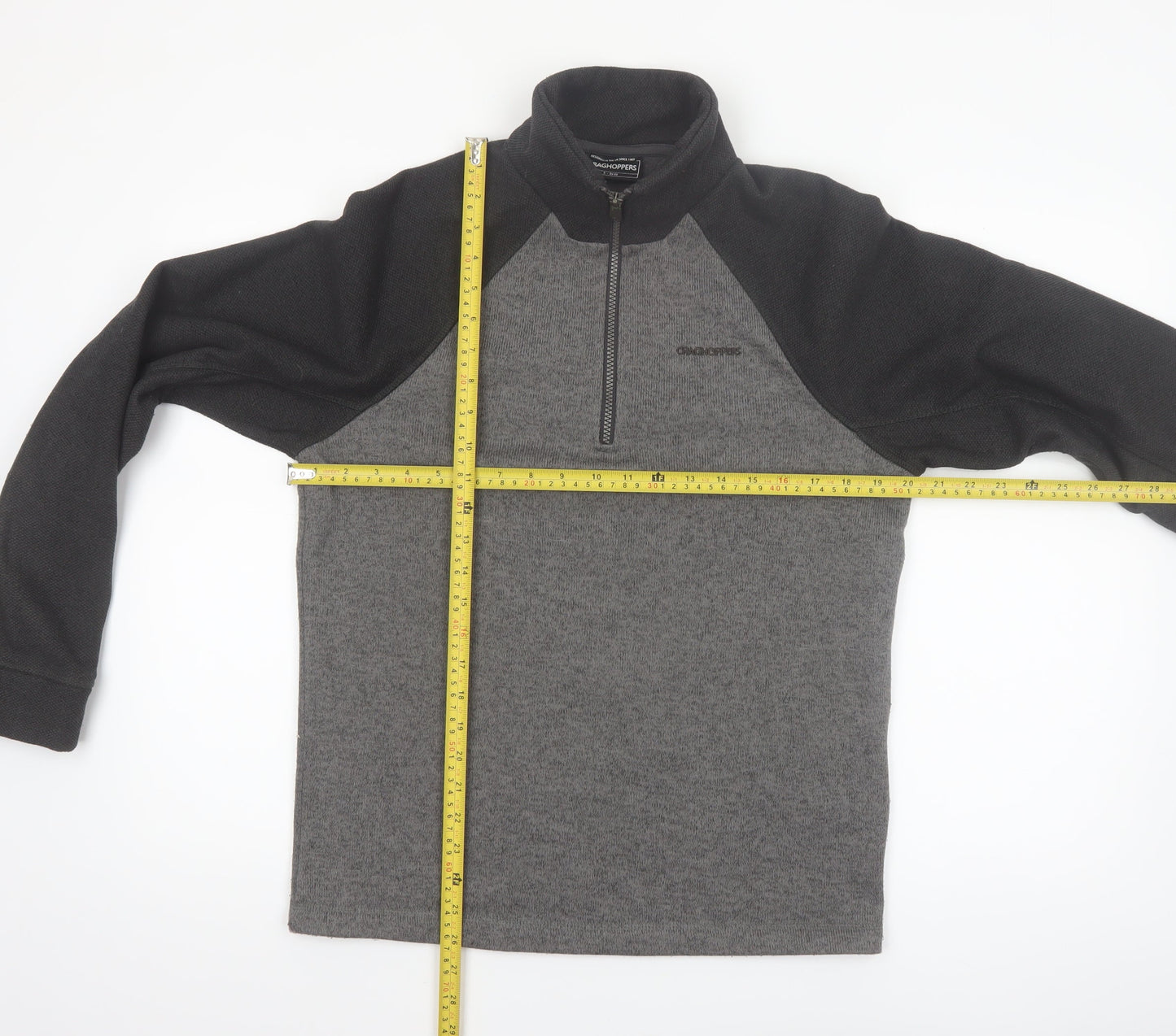 Craghoppers Men's Grey 1/2 Zip Fleece Sweatshirt Size S