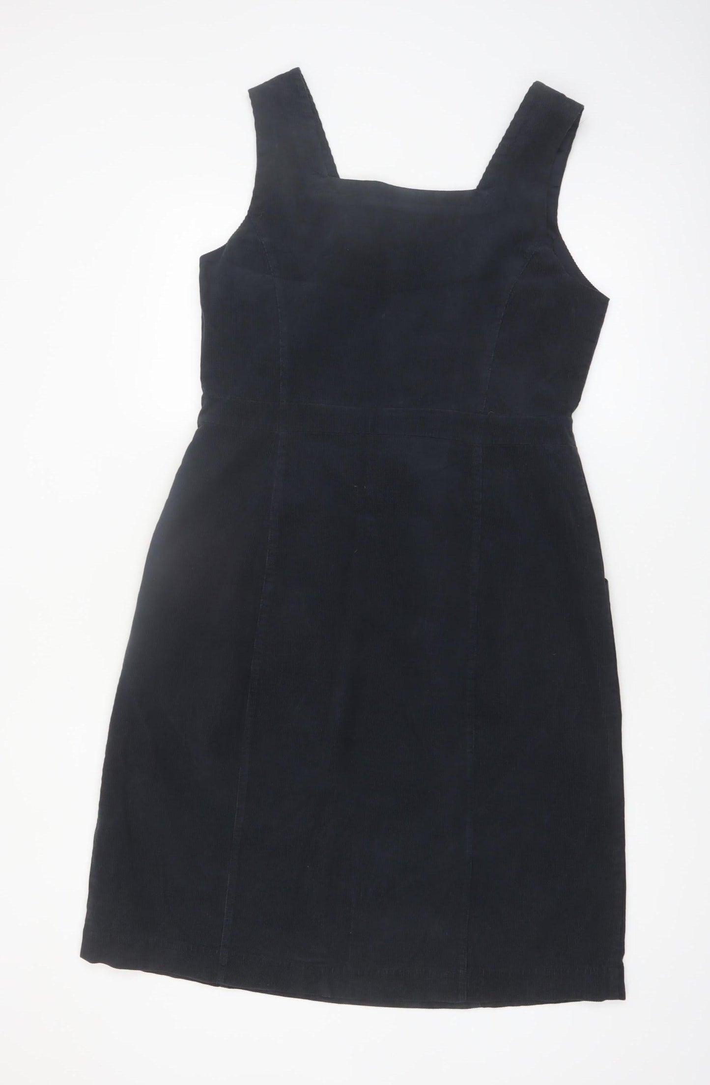 Seasalt Cornwall Women Black Cotton Pinafore Dress UK14