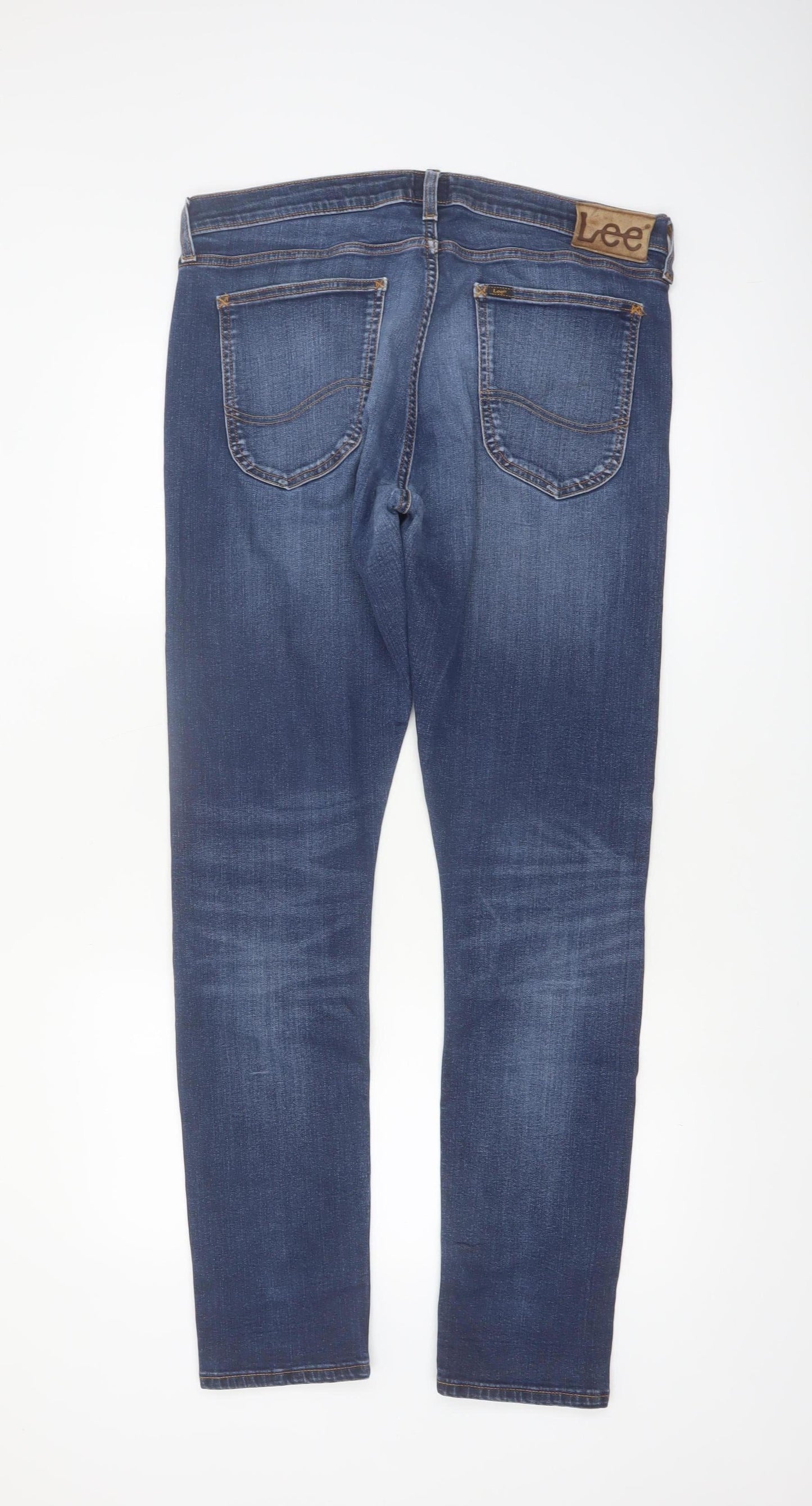 Lee Men's Blue Luke Slim Fit Denim Jeans W34 L32