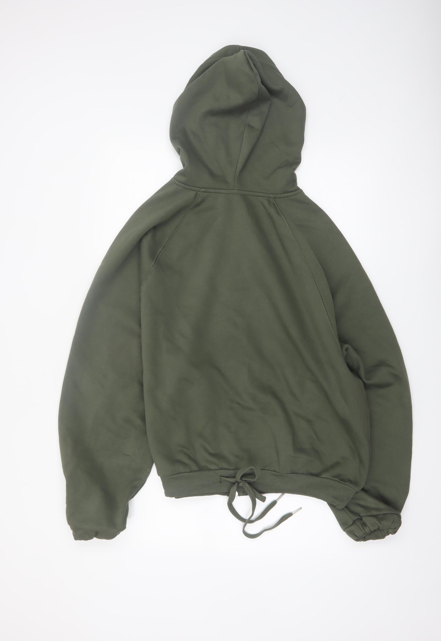 ASOS Women’s Green Full Zip Hoodie Size 8 Cotton Blend