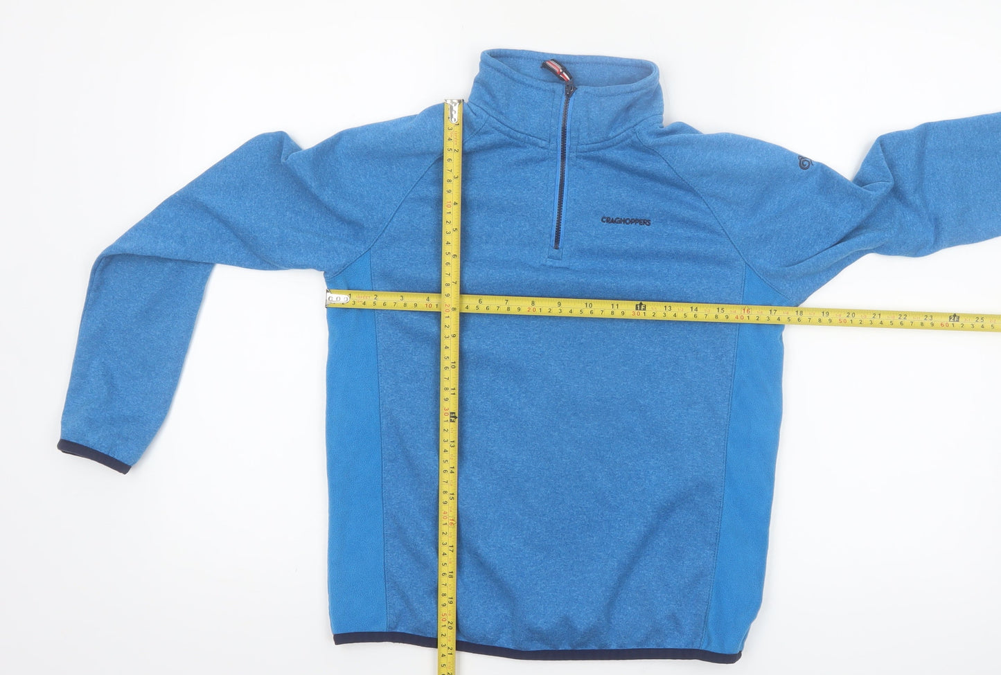 Craghoppers Boys Blue Fleece 1/4 Zip Pullover Sweatshirt Age 13