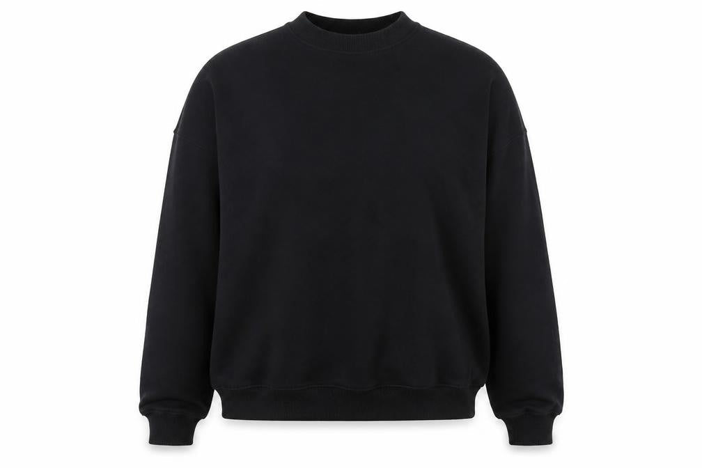 H&M Move Black Cotton Crew Neck Pullover Sweatshirt Women's M