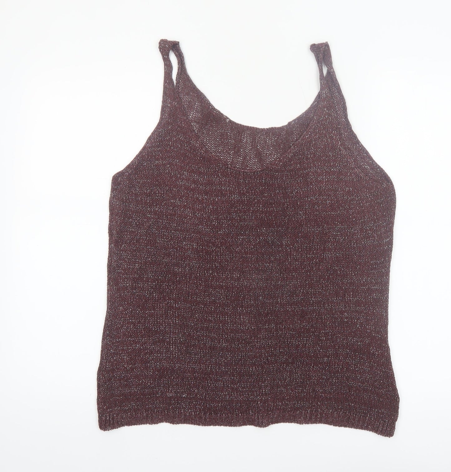 Next Women Brown Knit Camisole Tank Top Size 18