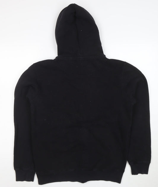 FILA Men's Black Full Zip Hoodie M Sports Cotton Blend