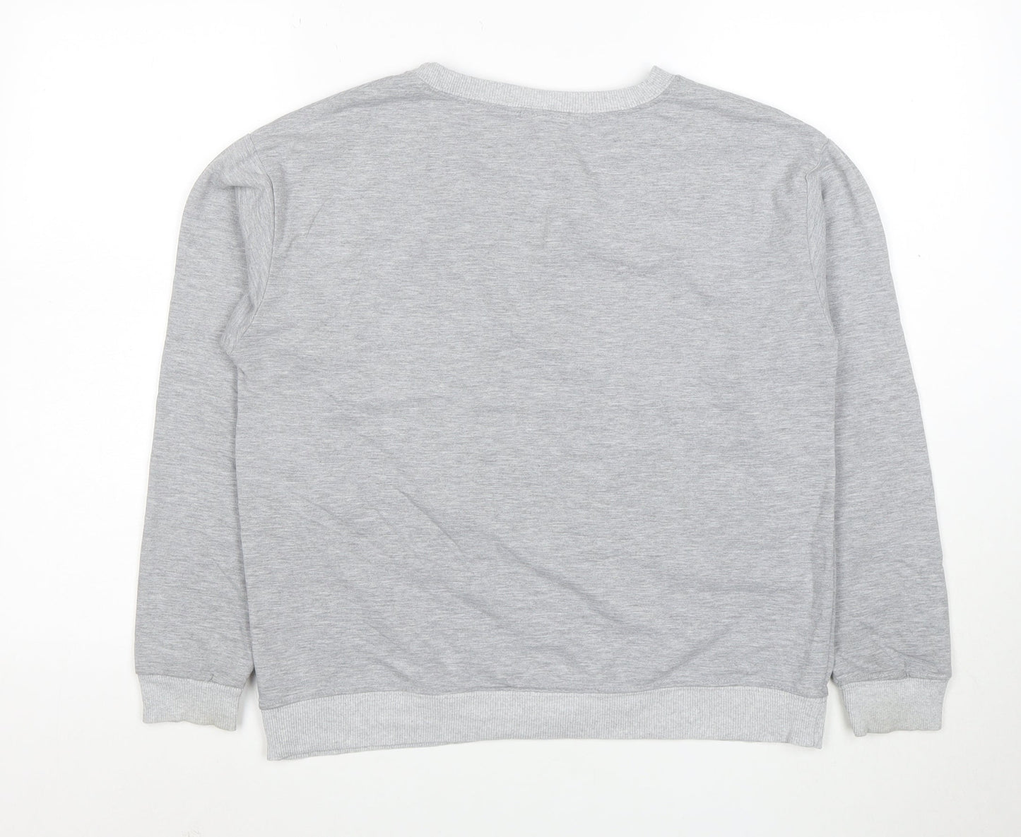 Civico 51 Women's Grey XL Pullover Sweatshirt Crew Neck Cotton Blend