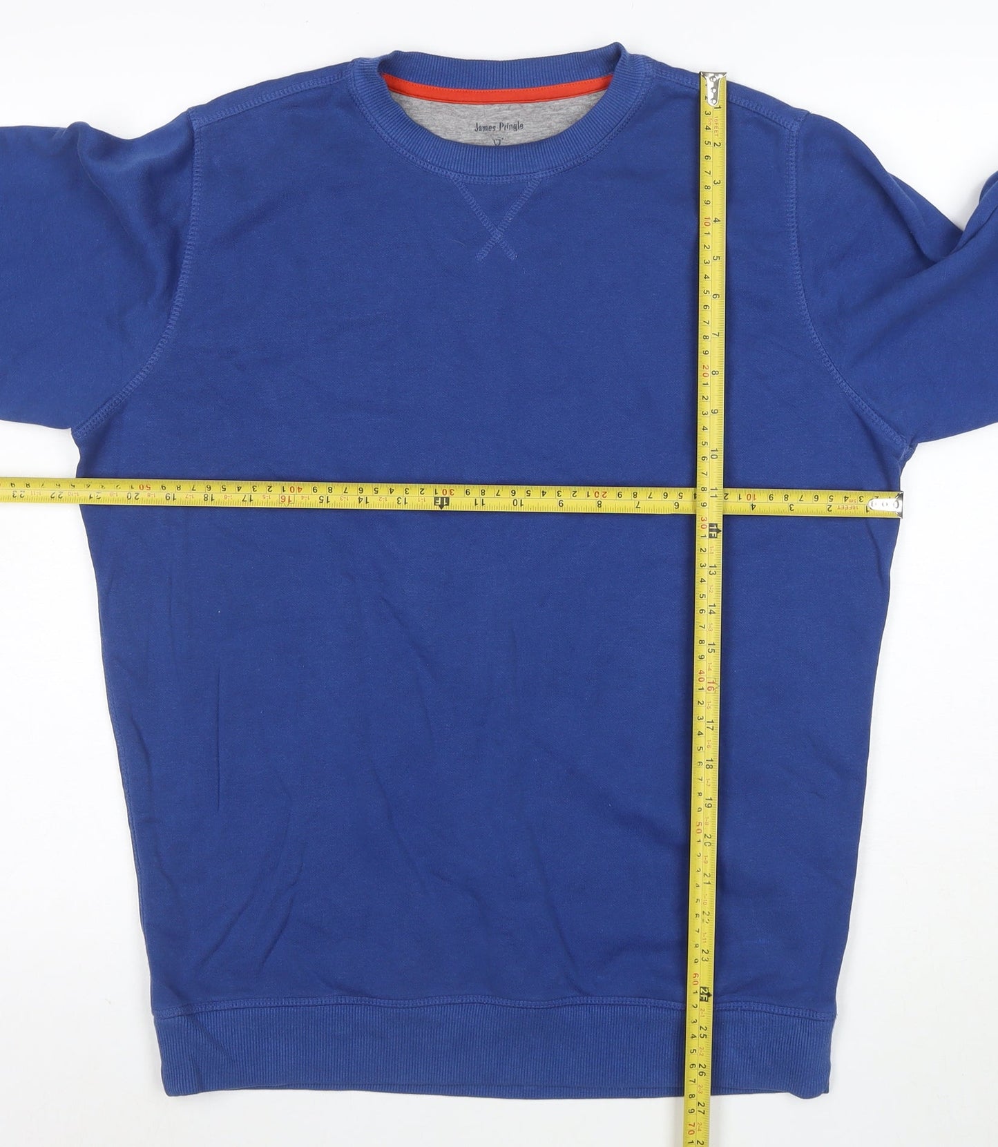 James Pringle Men Blue Medium Pullover Crew Neck Sweatshirt