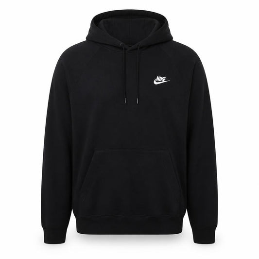 Nike Men's Black Pullover Hoodie Small Logo Sweatshirt