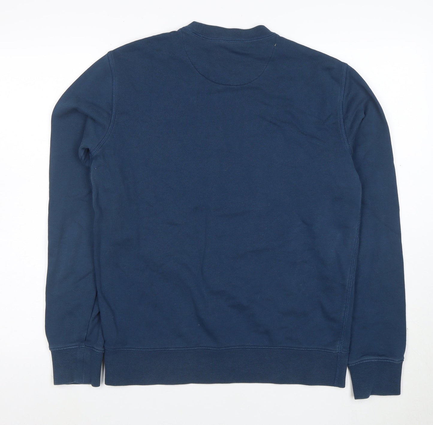 Abercrombie & Fitch Men's Blue L Pullover Logo Sweatshirt